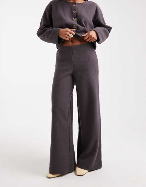 Miss Selfridge - Petite - Superzachte broekset in antracietgrijs, 3 van 5