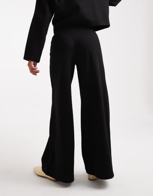 Miss Selfridge Petite – Svarta, supermjuka byxor, del av set, 2 av 5