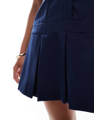 Miss Selfridge Petite Tailored Halter Neck Mini Dress