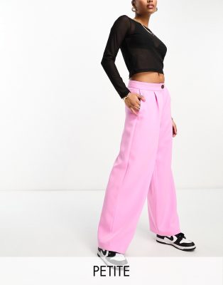 Vero Moda Tall wide leg pants in pink