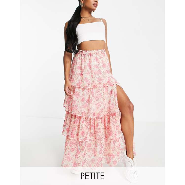 siiilon FLOWER frill skirt 【公式通販】