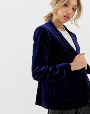 navy petite blazer