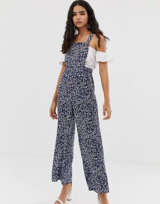 Miss selfridge store ditsy jumpsuit