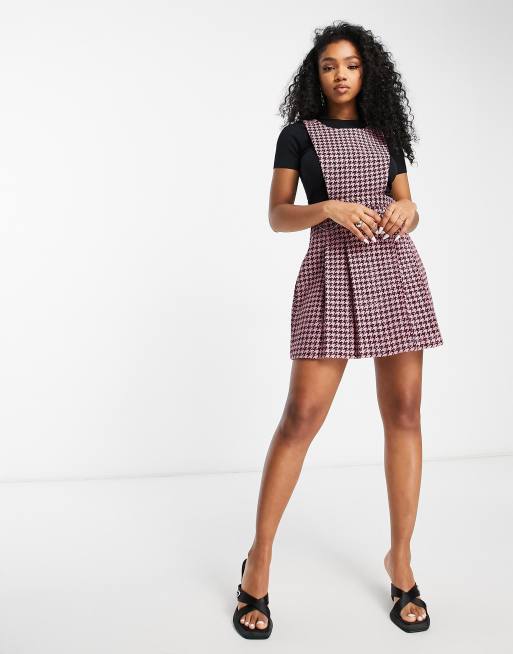 Dogtooth on sale pinafore skirt