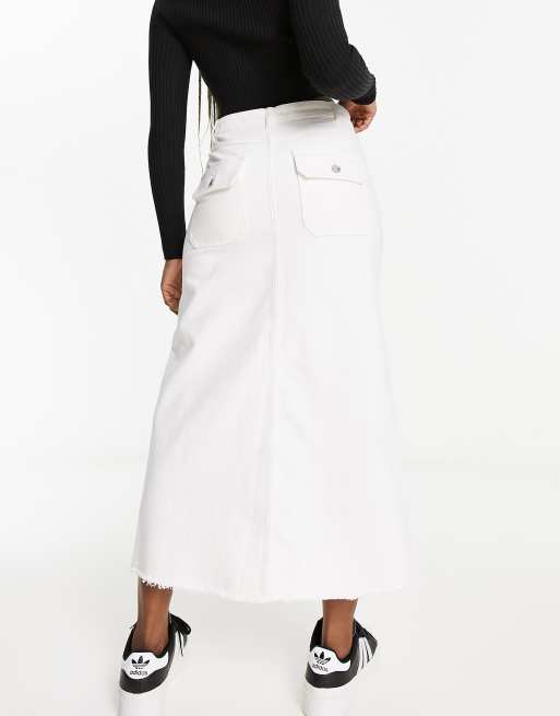 White denim on sale skirt miss selfridge