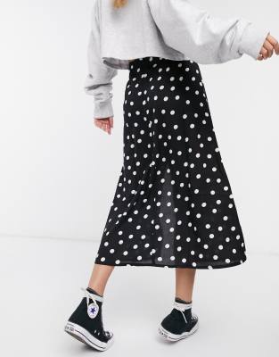 miss selfridge polka dot skirt