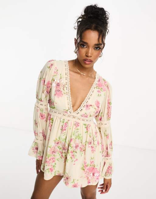 Floral sales maxi romper