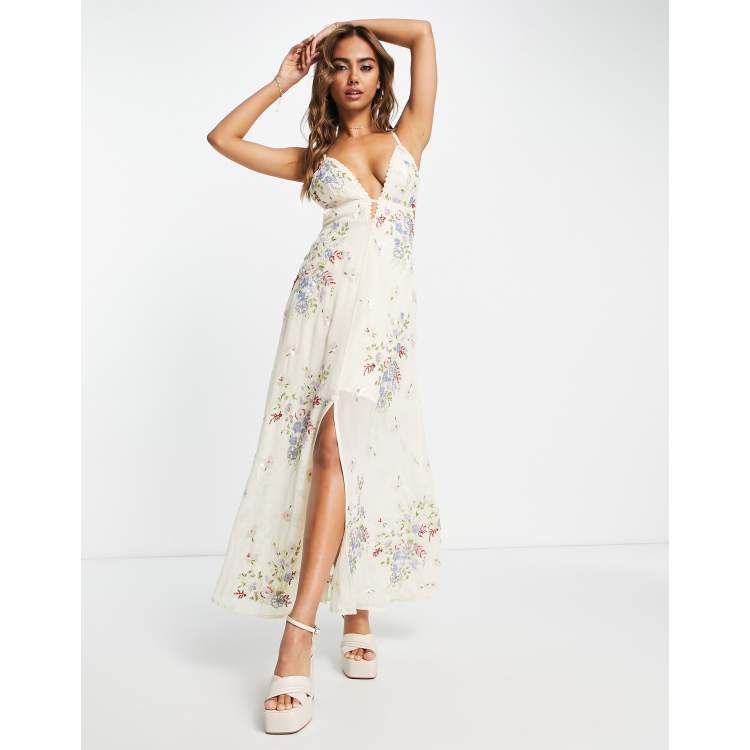 Floral maxi outlet dress forever 21