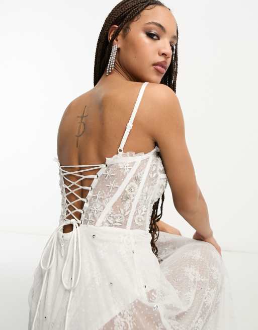 Ivory 2025 corset dress