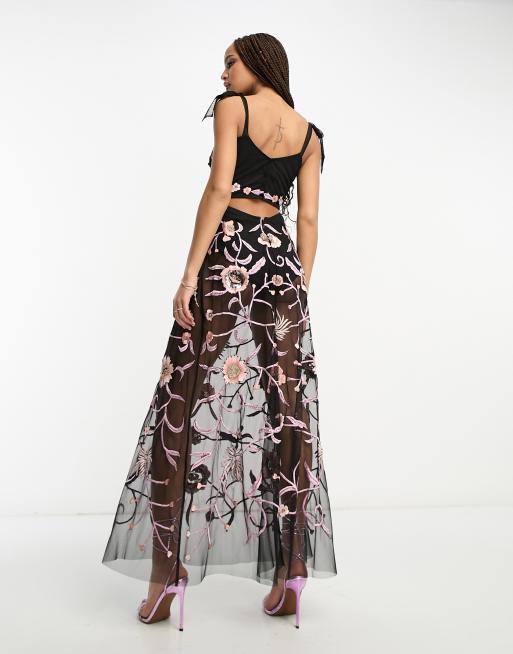 Miss Selfridge Miss Selfrdige Embroidered Maxi Dress, $234