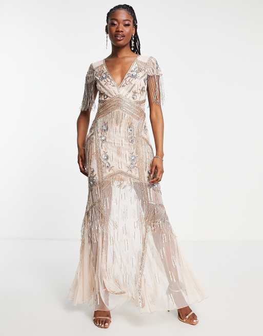 Miss Selfridge Miss Selfrdige Embroidered Maxi Dress, $234