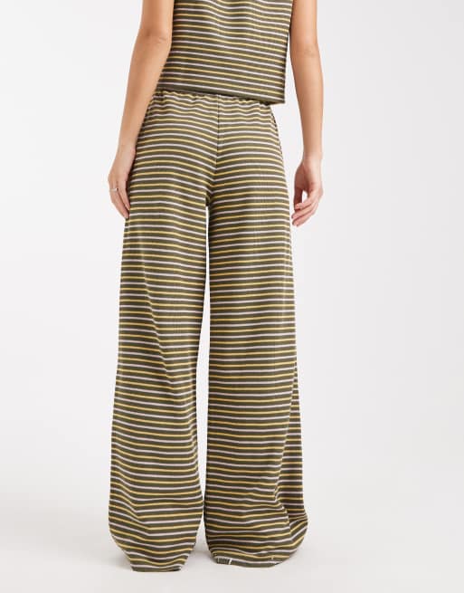 Miss Selfridge - Premium - Ribstrikkede bukser med vide ben og striber, 5 af 5
