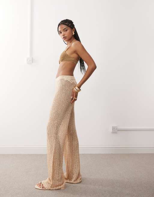 Miss Selfridge premium sequin beach trouser, 3 of 5