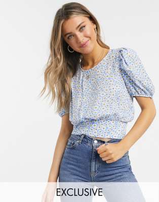 puff sleeve blouse asos