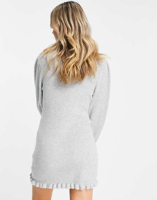 Frill hem outlet jumper dress