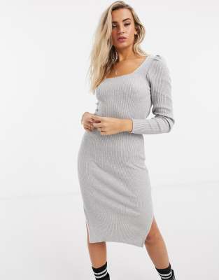 Miss Selfridge puff sleeve knitted 