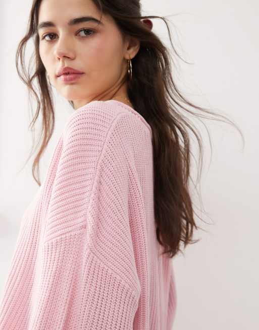 Miss Selfridge - Pull ample - Rose pastel, 3 de 4