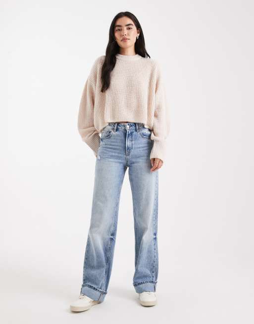 Miss Selfridge - Pull souple en maille - Grège, 3 de 4