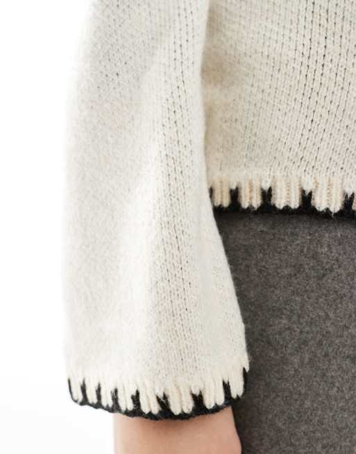Miss Selfridge - Pull souple oversize avec nœud, 2 de 4