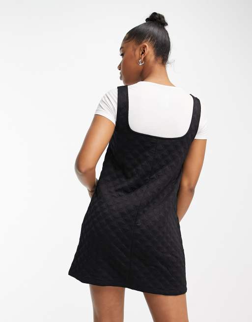 Topshop check buckle pinafore dress sale