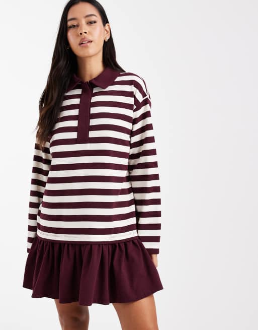 Miss Selfridge – Randig skjortklänning i rugbystil, 4 av 4