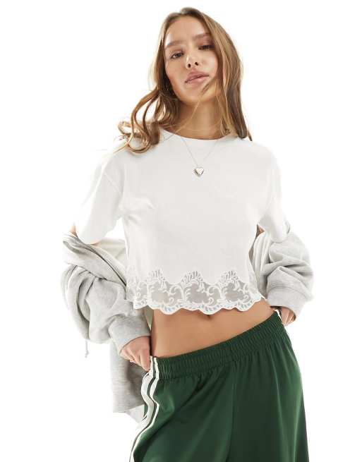 Leuke Crop Tops Yoga Crop Top Met Korte Mouwen Open Rug Voor