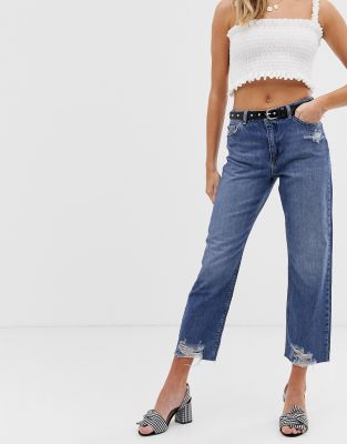 miss selfridge straight leg jeans