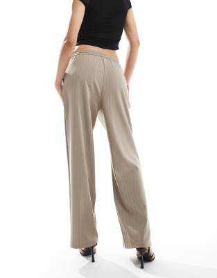 Shop Miss Selfridge Relaxed Sweatpants In Brown