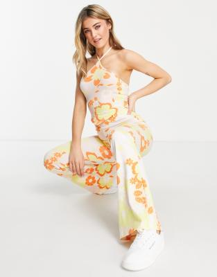 Miss Selfridge retro floral kickflare (part of a set) - ASOS Price Checker