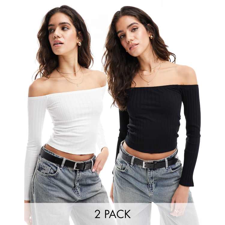 Miss selfridge bardot top hotsell