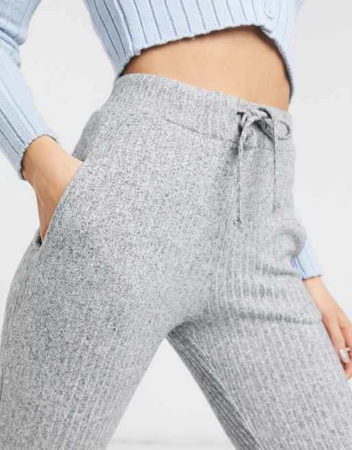 Topshop hot sale ribbed joggers