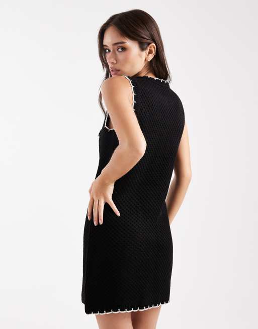 Miss Selfridge - Robe en maille boutonnée, 3 de 4