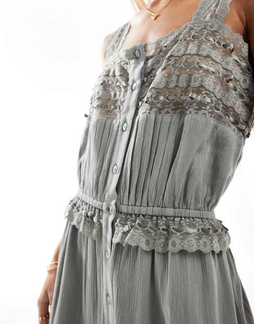 Robe Maxi Boho Miss Selfridge - Taille 10, Bretelles, Marron, Neuve Avec étiquettes