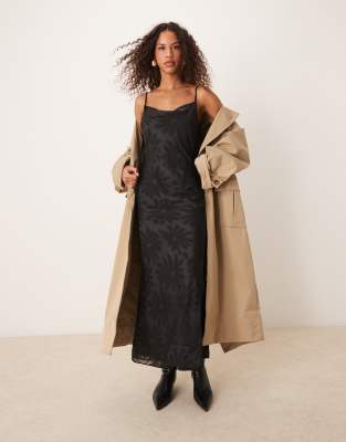Robe Longue Beige Miss Selfridge Taille 10 - Style Robe De Bal - Occasion Très Bon état