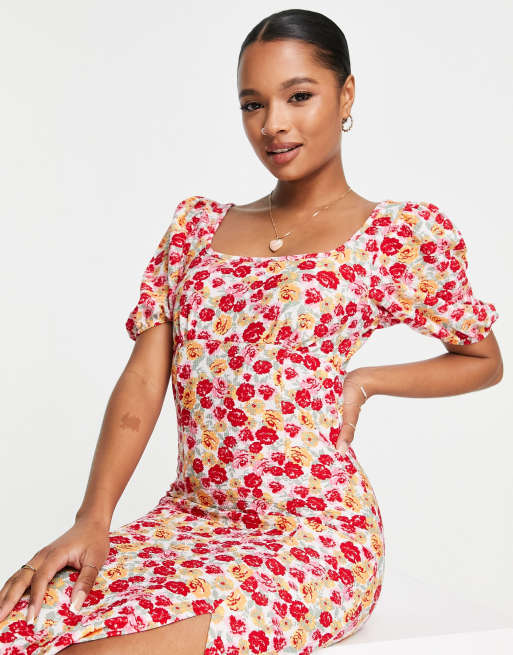 Robe Rose Petite Taille 8 Par Miss Selfridge - Style Fit & Flare - Occasion Très Bon état
