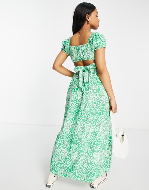 Robe Verte Miss Selfridge - Taille UK 8 (équivalent FR 36), Style Day Dress, Neuf Avec étiquettes