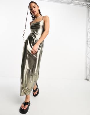 Robe Longue Soirée Beige Miss Selfridge Taille 10 - Style Princesse, Occasion Très Bon état