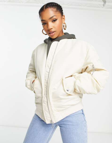 Women's Bomber Jackets | Faux Leather Bomber | ASOS