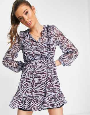 Miss selfridge best sale zebra print dress