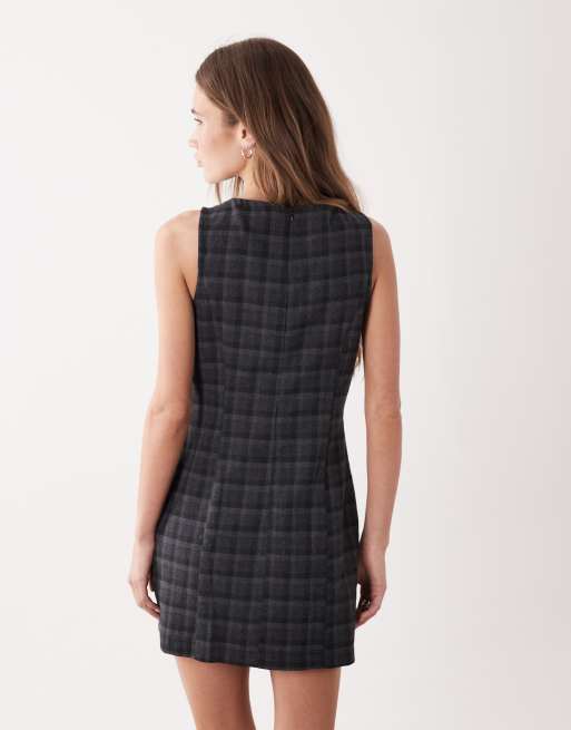 Miss Selfridge – Rutig förklädesklänning, 2 av 4