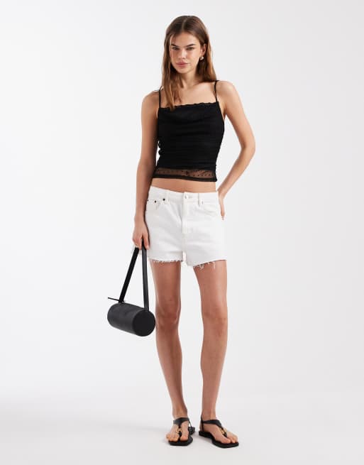 Miss Selfridge - Rynket top med polkaprikker, 2 af 4