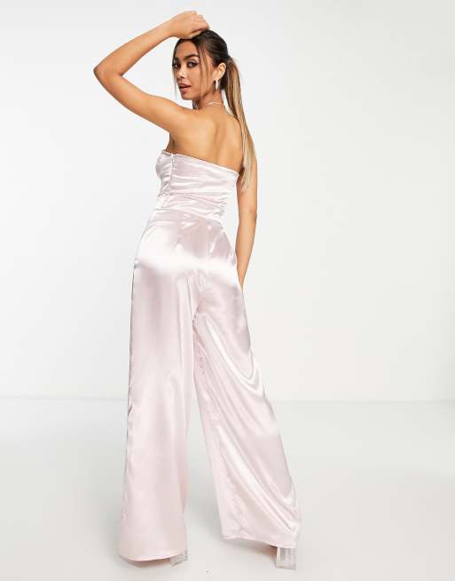 Premium Tailored Corset Wide Leg Jumpsuit