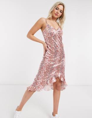 miss selfridge satin dress