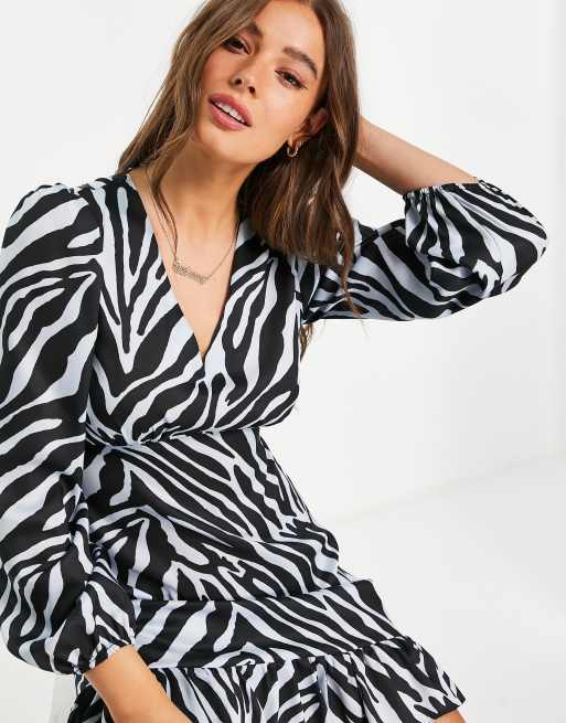 Miss selfridge on sale zebra print dress