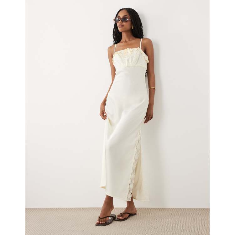 uo betsy satin tie front midi dress New Collection  Betsy & Adam Petite Long-Sleeve Collared Organza Dress