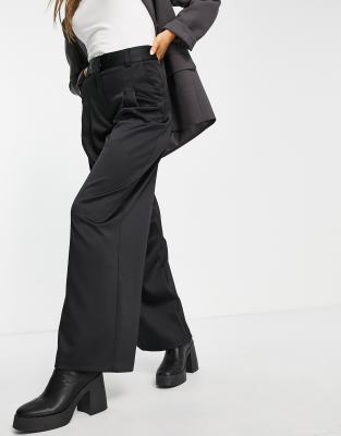 miss selfridge black trousers