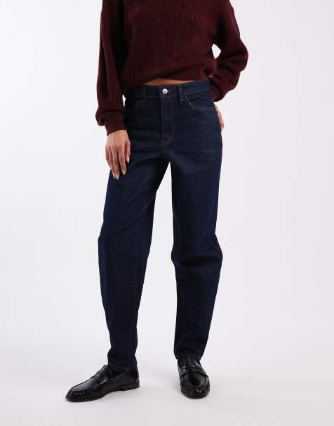 Miss Selfridge – Schmal zulaufende Cropped-Jeans in mittlerer Waschung - view 1