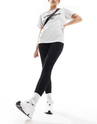 Miss Selfridge Seamless Rib Legging In Black