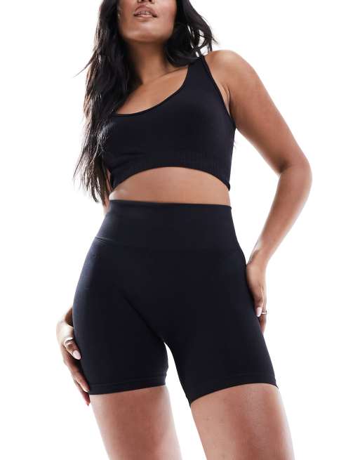  Miss Selfridge seamless short in black