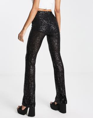 miss selfridge sequin trousers